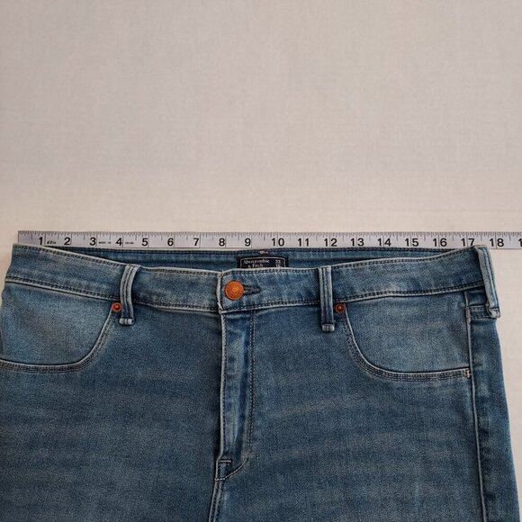 Abercrombie & Fitch Simone Hi Rise Jean Leggings Size 33 - Picture 6 of 9